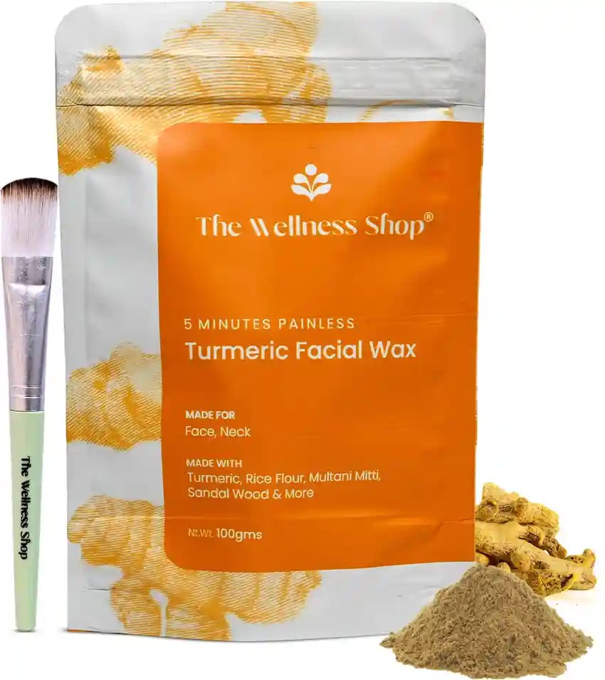 The Wellness Shop Turmeric Facial Wax 100Gm