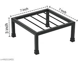 Black Color Iron Flower Pot Stand Set Of 5
