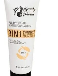 Beauty Phoria 3 In 1 Foundation Moisturizer Sunscreen 45G