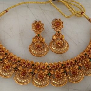 Gold Plated Necklace Set For Women