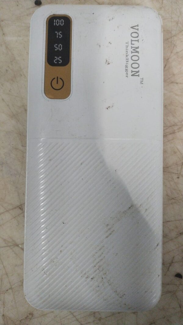 Vol Moon 10000Mah Power Bank White Body