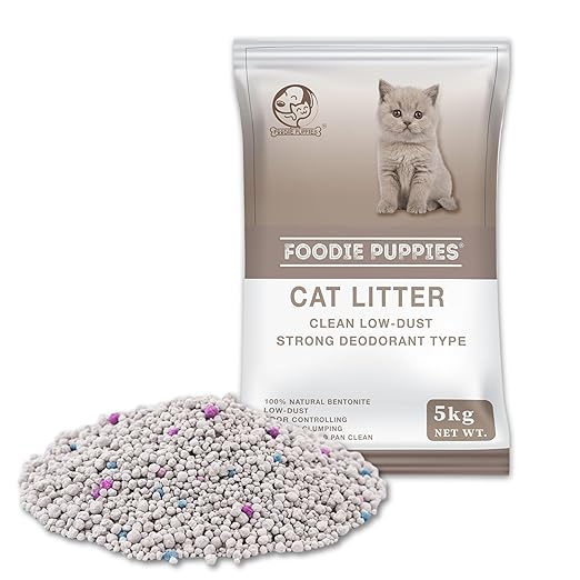 Foodie Puppies Natural Bentonite Cat Litter Sand 5Kg