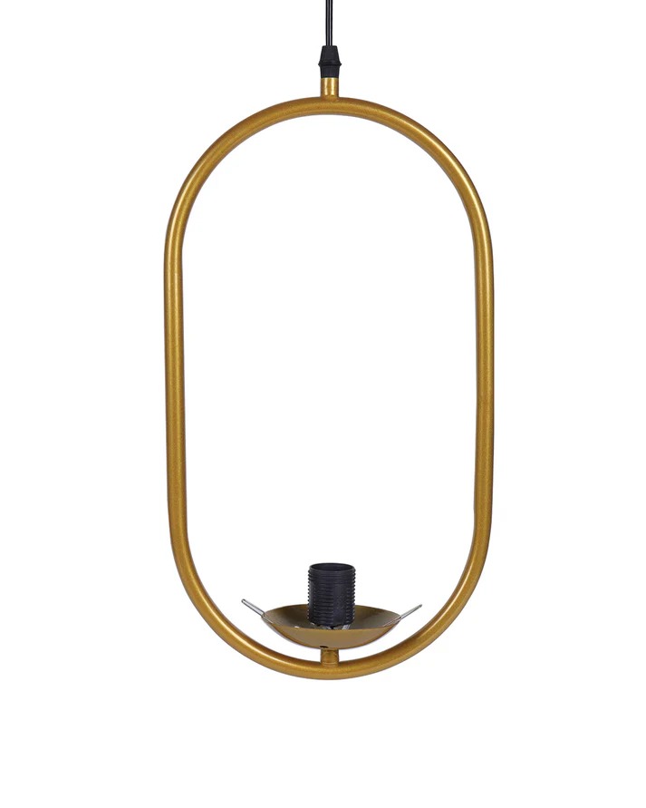 Whiteray Gold Metal Pendant Light Lamp Without Shade And Bulb
