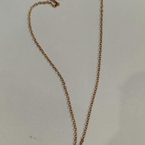 Mustard Colour Pendant With Chain For Women