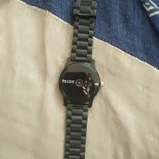 Stylish Spinner Hands Unique Mesh Rubber Strap Trending Men Analog Watch For Men