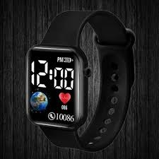 Black Color Led Watch