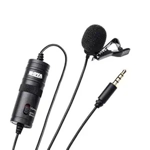 Boya Bym1 Auxiliary Omnidirectional Lavalier Condenser Microphone