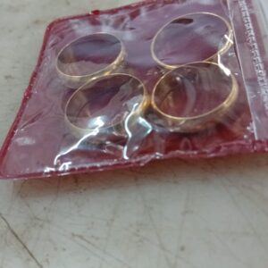 Rings Men And Women Color Golden 4 Pcs
