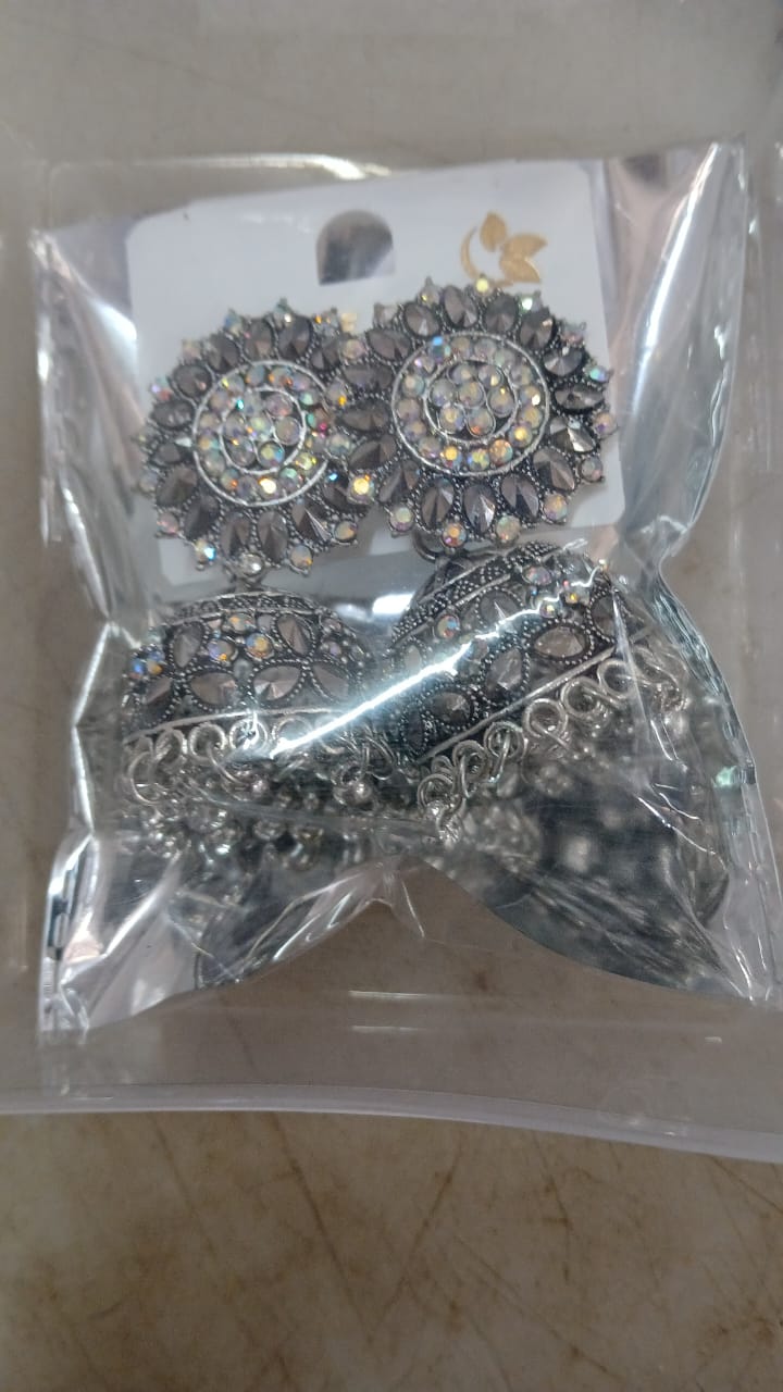 Earrings For Women Colour Silver