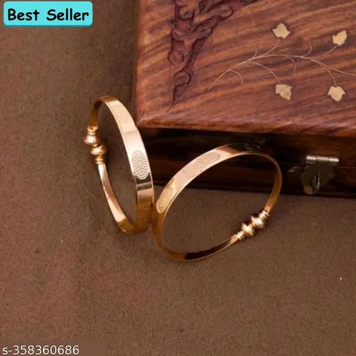 Fancy Gold Plated Kada For Women And Girl