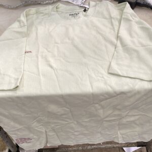 Nuon Light Green Printed T Shirt Half Sleeve Size M