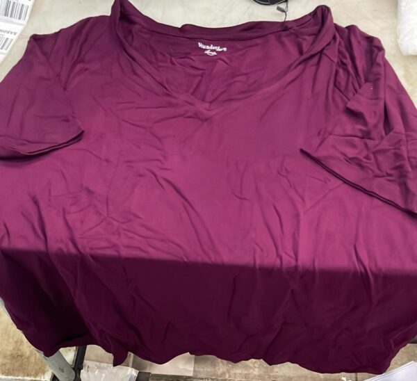 Wunderlove Maroon Supersoft Cotton Top Size Xl