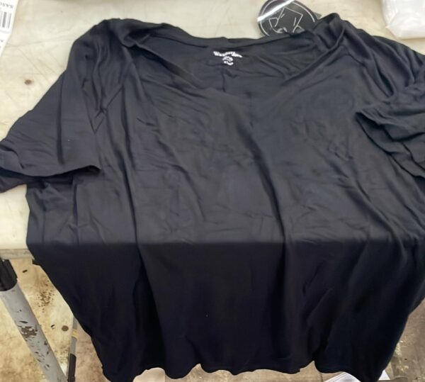 Wunderlove Black Supersoft Cotton Top Size Xl