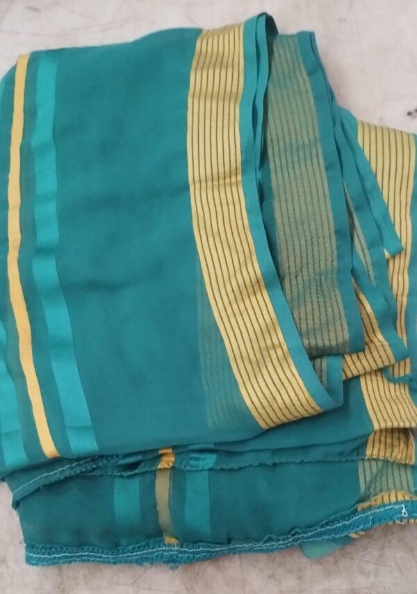 Saree For Women Green And Yellow
