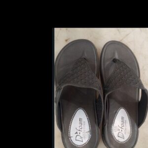 Women Grey Colour Slippers Size 5