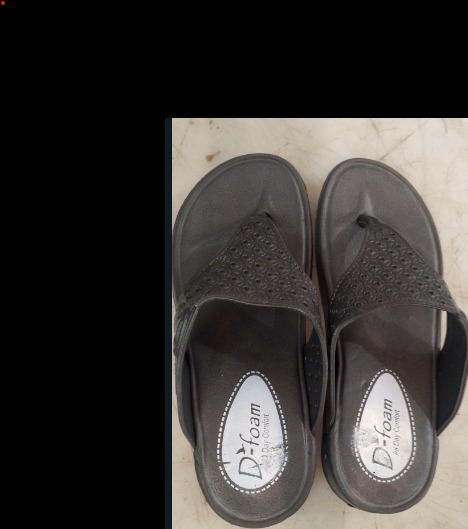Women Grey Colour Slippers Size 5