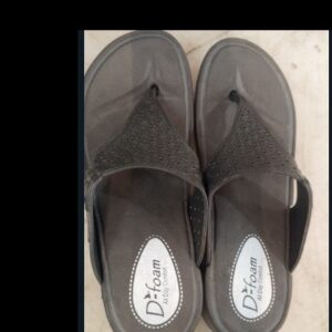 Women Grey Colour Slippers Size 7