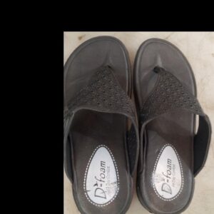 Women Dark Grey Colour Slippers Size 7