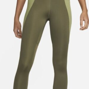 Nike Women Regular Fit Track Pants Size M Green Color
