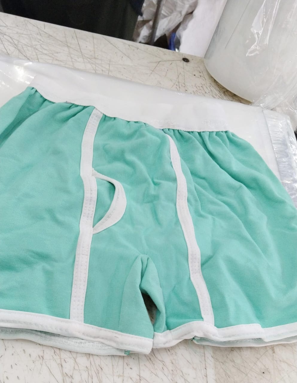 Green Color Underwear For Men Size S