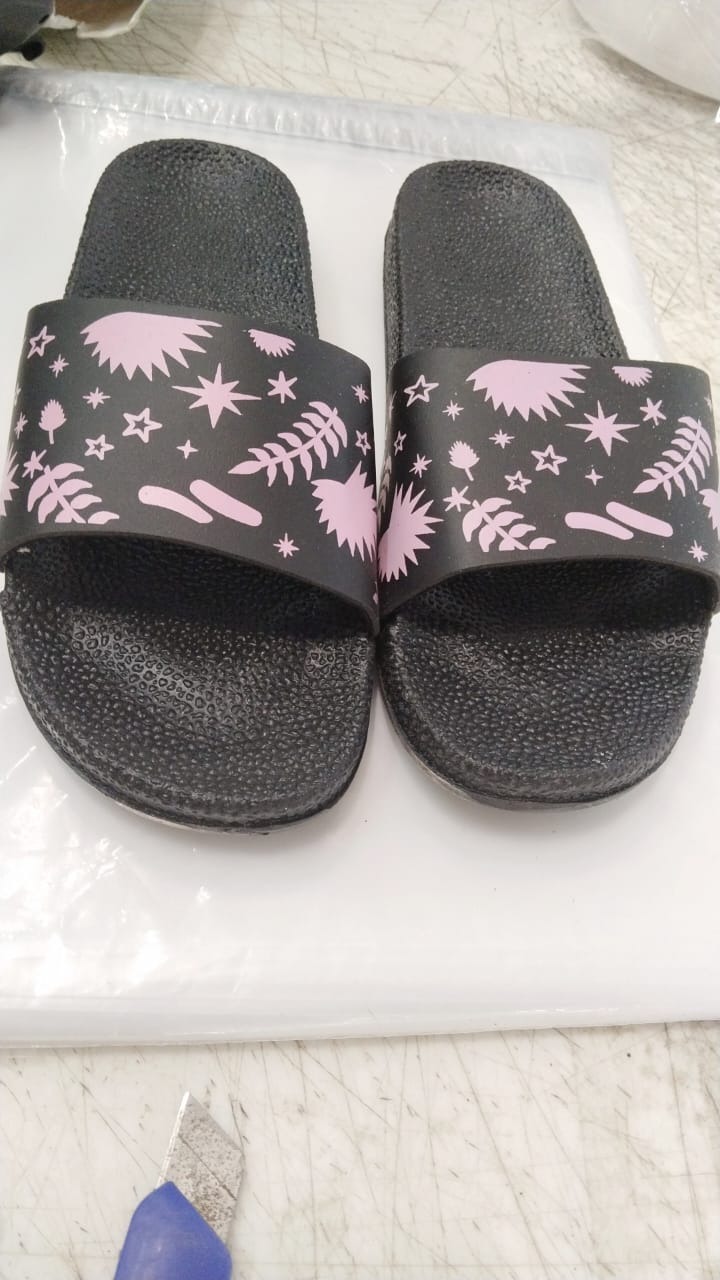 Black Color Slipper For Women Size 41