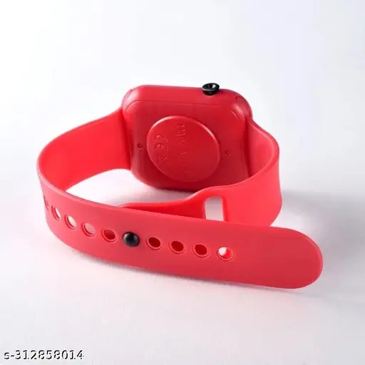 Colourful Red Kids Water Resistant Smart Wrist Watch