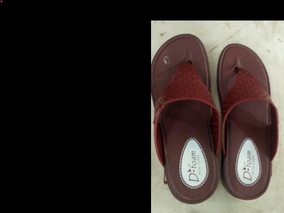 Women Maroon Colour Slippers Size 7