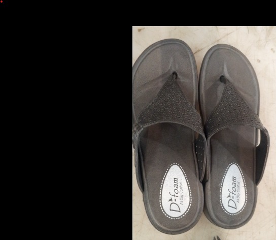 Women Dark Grey Colour Slippers Size Size 8