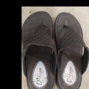Women Dark Grey Colour Slippers Size 7
