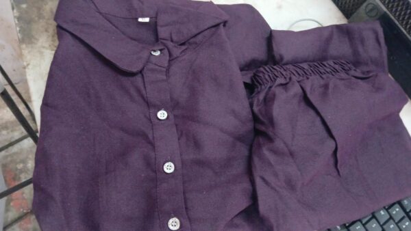 Kurta Pyjama For Men Colour Wine Size Xl