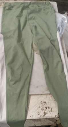 Women Track Pants Green Colour Size M