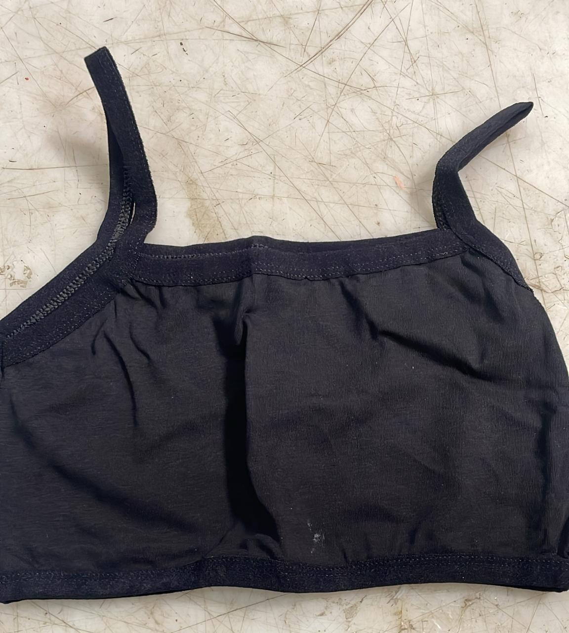 Girl Black Color Sports Bra Size S