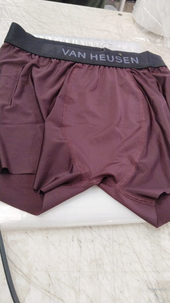 Maroon Color Underwear For Men Size M