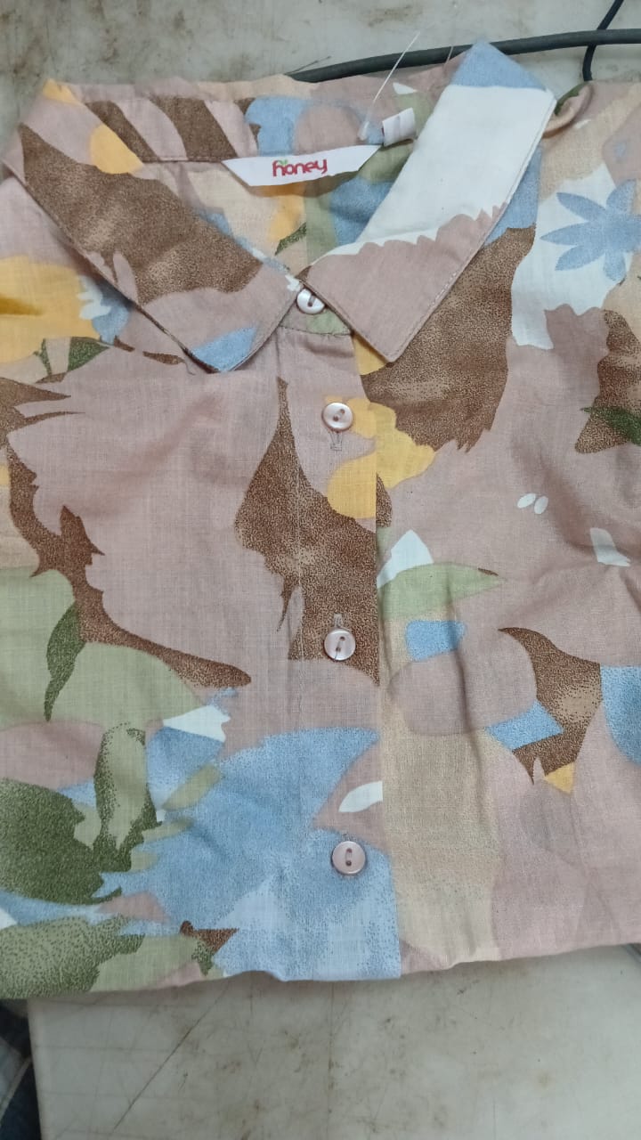 Shirt For Men Colour Brown Size S