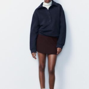 Zara Women Brown Skirt Size S