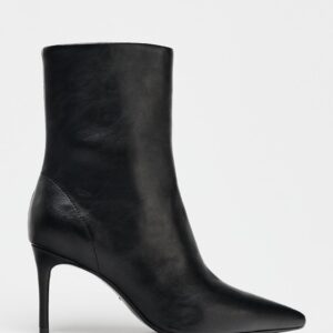 Zara Women Stiletto Heel Boots Black Size 37