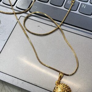Women Golden Color Neck Chain With Locket