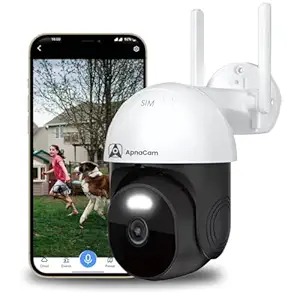 Apnacam 3 Megapixels 4G Ptz Sim Supported 360