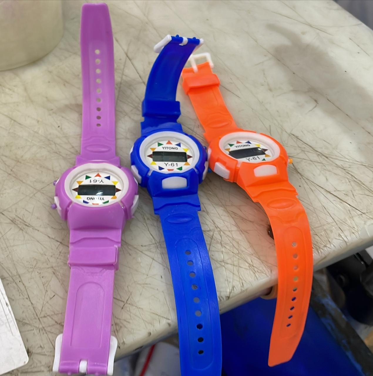 Kids Multicolor Led Watch 3 Pcs