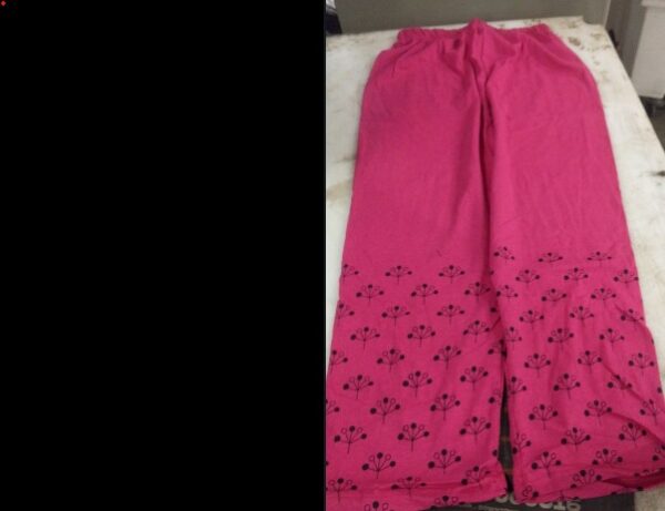 Indi Weaves Kids Girl Pink Printed Pyjama 9 To 10 Year