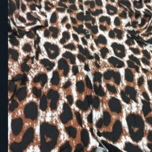 Black Printed Shirt For Women Size M