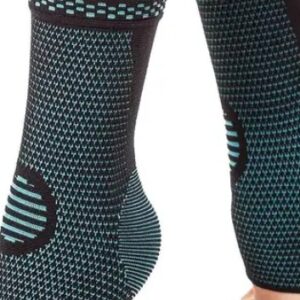 Ankle Support Socks In Grey And Black Color Free Size