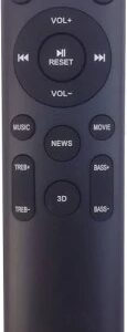 Lipiworld Soundbar System Remote Control Compatible For Boat Soundbar Remote Controller