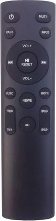 Lipiworld Soundbar System Remote Control Compatible For Boat Soundbar Remote Controller