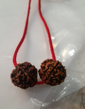 Nepal Rudraksha Round Shape Brown Pendent