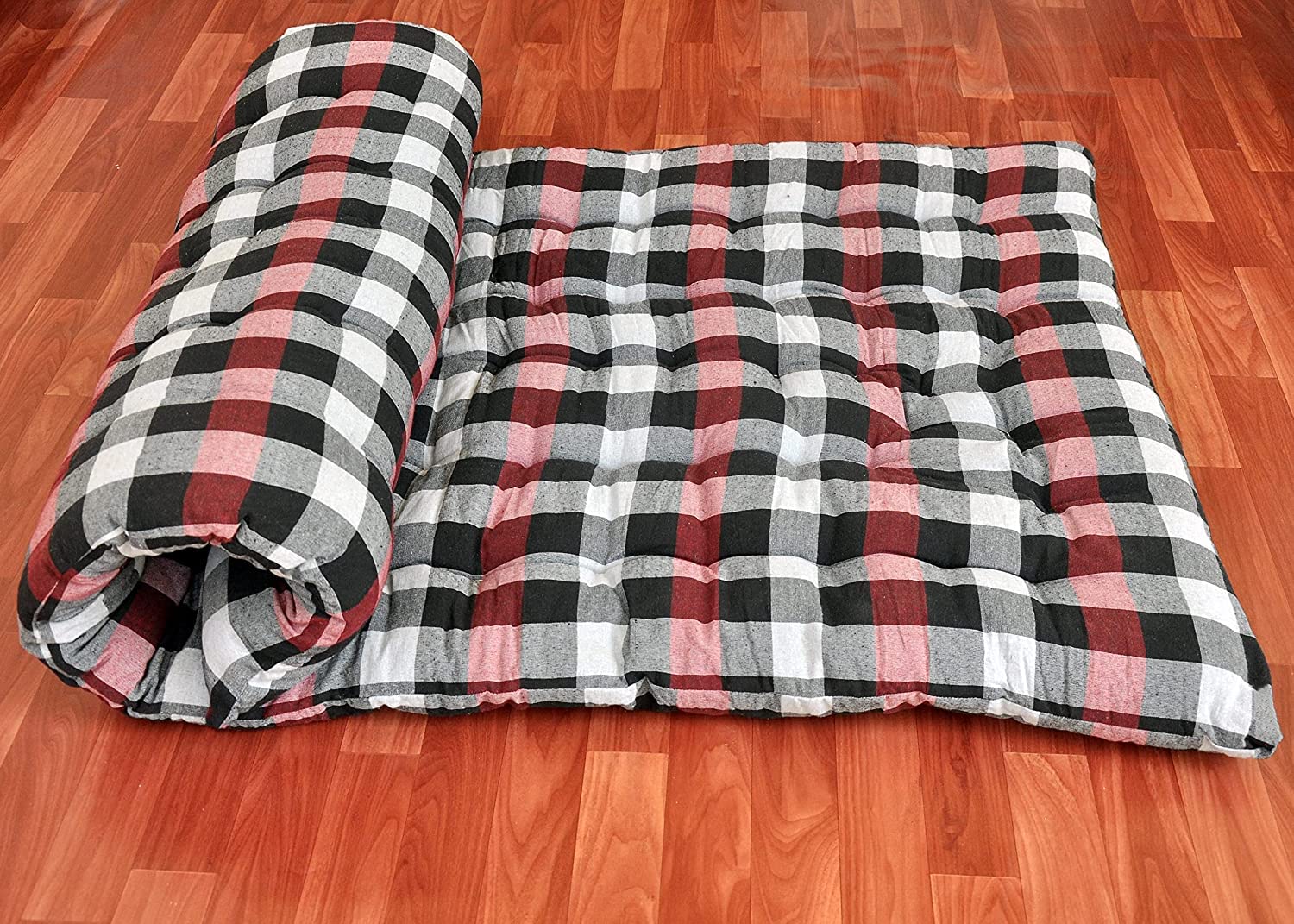 Multicolour Mattress Single Bed