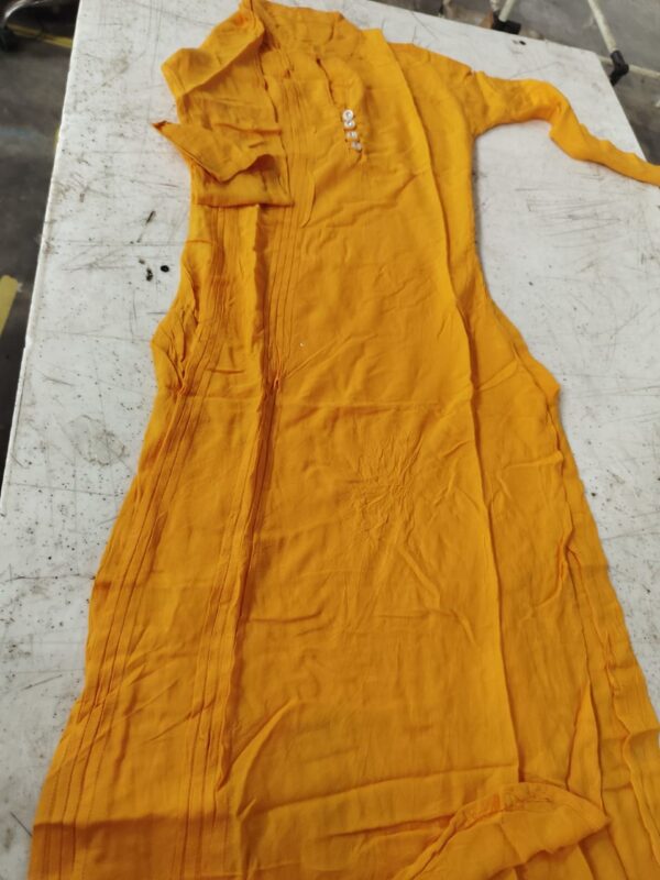 Narangi Colour Kurta For Kids Girl Size 12 To 13Y