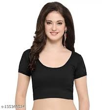 Women Black Color Blouse Size L