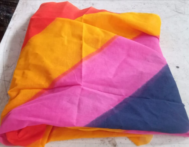 Multicolor Printed Women Cotton Stole Dupatta