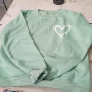 Pista Green Sweatshirt For Womens Size S
